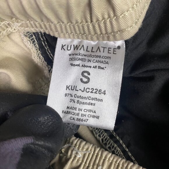 Kuwalla Tee Cargo Jogger Pants Men's Small Khaki Drawstrings - Picture 9 of 14
